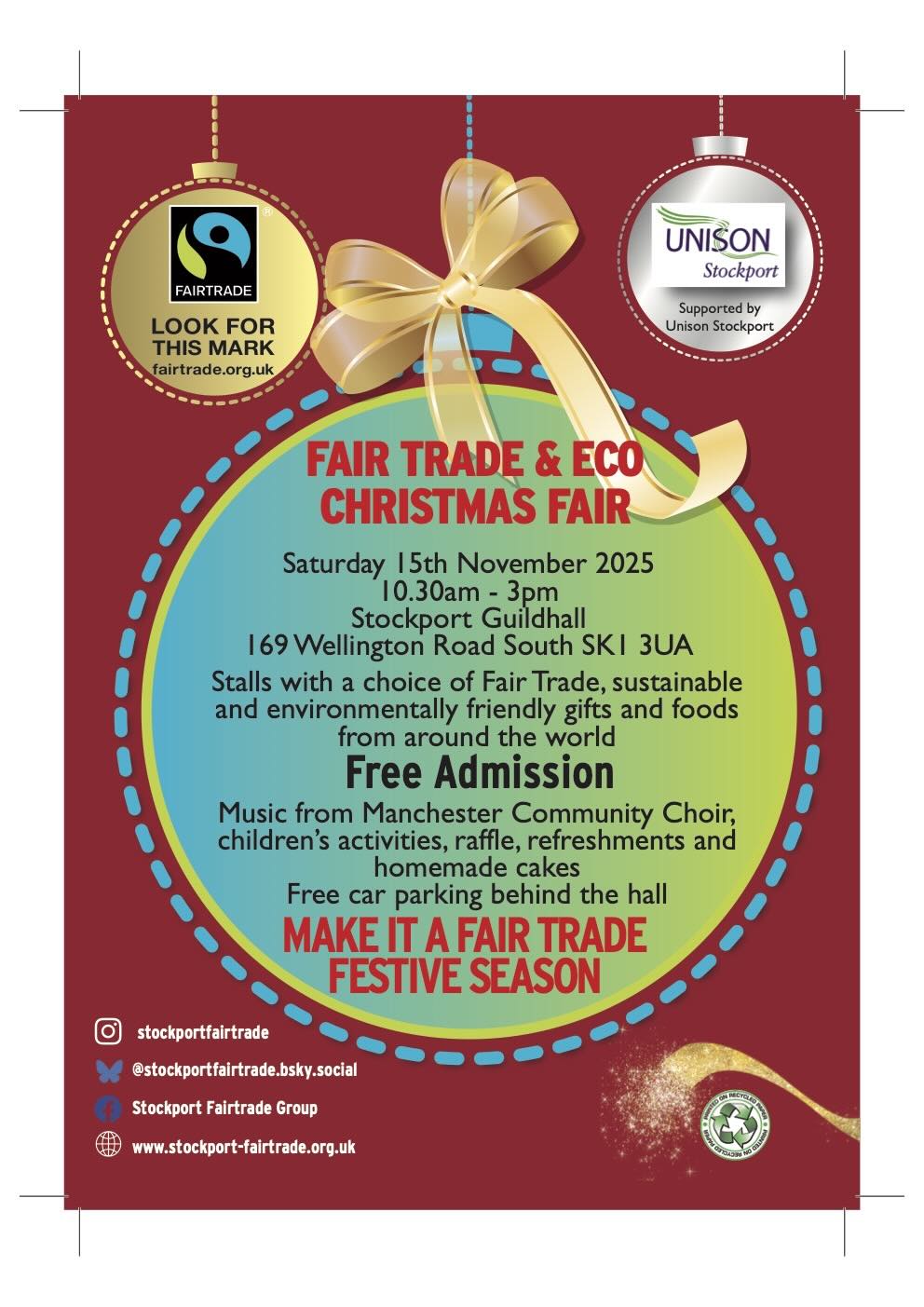 Stockport Fair Trade and Eco Christmas Fair
